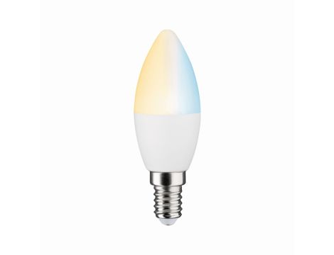 Źródło światła LED ZB Świeca 400lm 5,5W regulacja barwy Mat ściem E14 2700K 230V