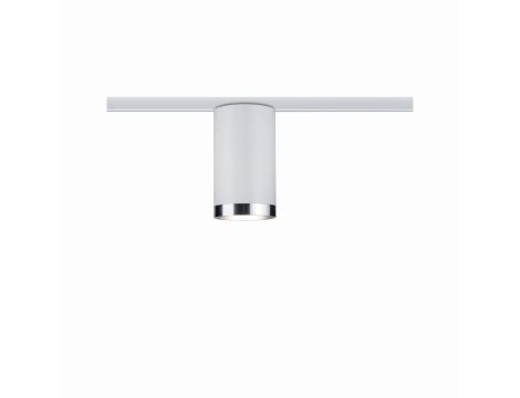 Reflektor na szynoprzewód URail TUBE GU10 max.10W 230V biały matowy/ chrom