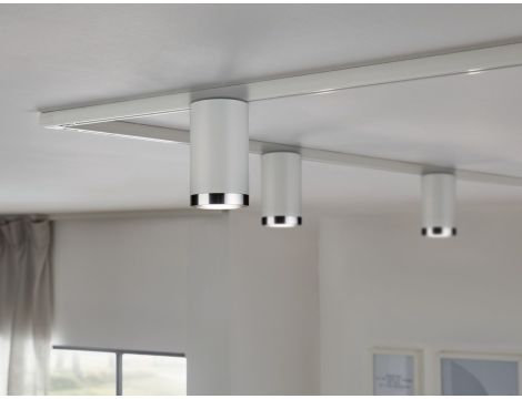 Reflektor na szynoprzewód URail TUBE GU10 max.10W 230V biały matowy/ chrom - 3