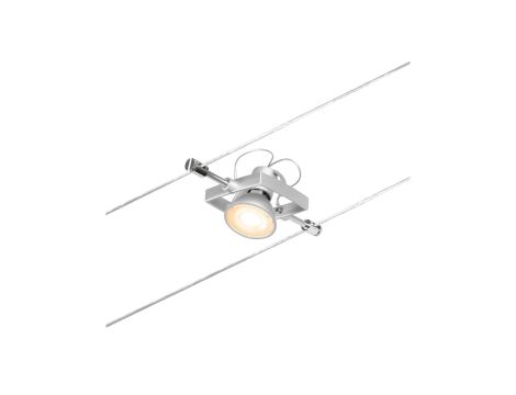 System linkowy spot Mac II max1x10W GU5,3 Chrom mat/Chrom 12V DC 60VA twszt/metal - 2