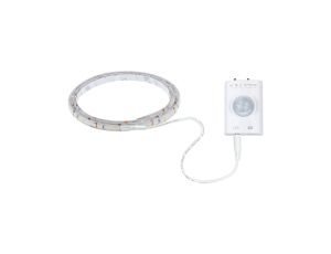 Taśma LED na baterię 1m 3000K 1,4W 140lm czujnik ruchu +zmierzchu UCB DC 5V Biały