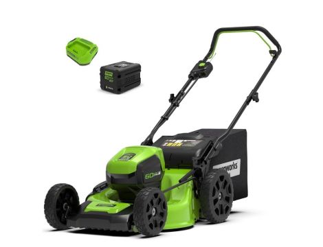 60V kosiarka 46 cm Greenworks GD60LM46HPK4 zestaw ładowarka + aku 4Ah