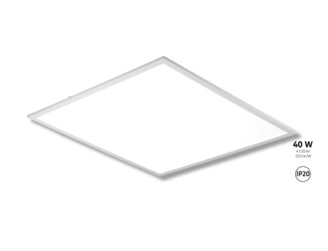 Panel LED OfficeLight 40W 4000K 4120lm IP44 595x595 DALI ATEST PZH 230V / biały / aluminium / tworzywo sztuczne - 2