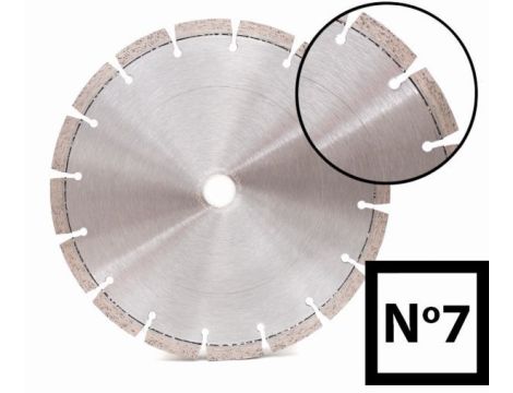 Tarcza diamentowa 125x 22/10 ABRABORO N7 laser, profesjonalna