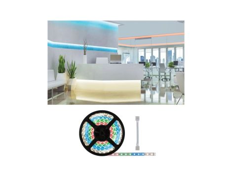 Taśma MaxLED RGBW Stripe 10m IP20 72W 230/24V Silber - 2