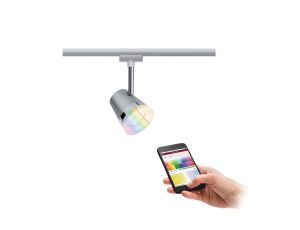 URail ZB reflektor Cone RGBW 1x5,5W Chrom mat GU10 230V metal/tworzywo