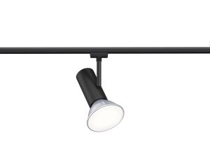 URail Spot Apol max 1x50W E27 Black matt 230V Metal/Plastic
