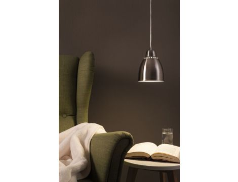 Lampa wisząca Neordic Hilla max.1x40W DIM E27 230V żelazo szczotkowane / metal - 3