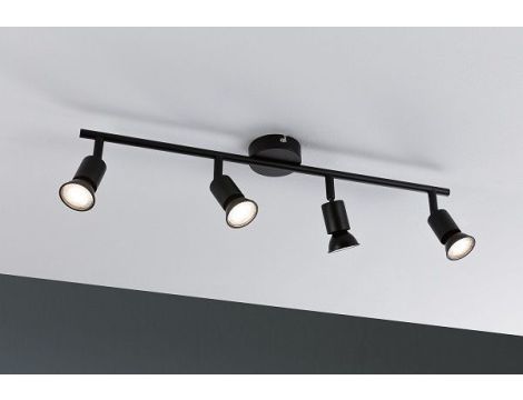 Oprawa ścienno-sufitowa CAROLINA GU10 max. 4x10W 230V czarny mat / metal - 2