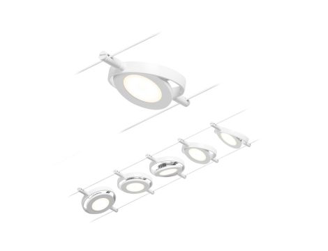 System linkowy RoundMac biały /chrom max. 5x4,5W  DC