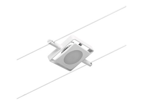 System linkowy Spot MacLED 4,5W Bia mat/Chrom 12V DC twszt 3000K - 3