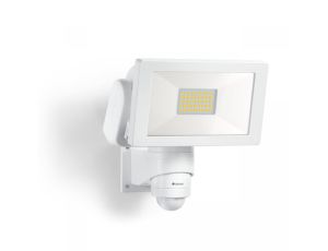 Naświetlacz z czujnikiem Steinel LS 300 S LED PIR 29,5W 4000K 2704lm IP44 IK03 230V biały / aluminium