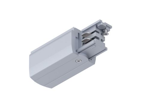 Końcówka zasilająca do systemu ProRail3 LEWE 230V srebrny / metal / tworzywo sztuczne