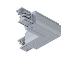 Łącznik do systemu ProRail3 L wewnętrzny 230V srebrny / metal / tworzywo sztuczne