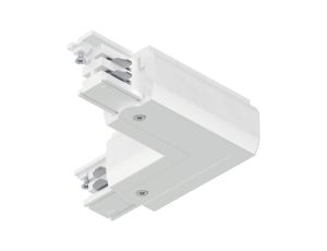 Łącznik do systemu ProRail3 L wewnętrzny 230V biały / metal / tworzywo sztuczne