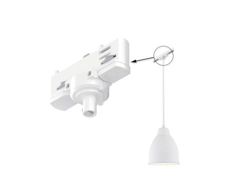 Adapter do opraw zwieszanych systemu ProRail3 230V biały / metal / tworzywo sztuczne