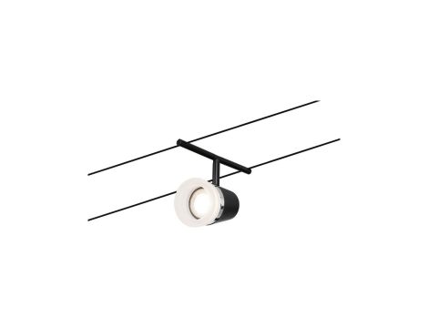 System linkowy DC Spot Cone max10W Cz mat/Chrom GU5,3 12V DC twszt/met - 3