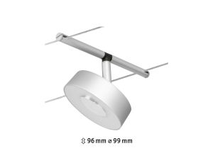 System linkowy DC Circle 5W Chr-mat /Chrom 230V/12V DC twszt 3000K