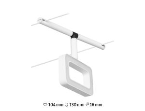 System linkowy DC Frame 4,8W Bi-mat /Chrom 230V/12V DC twszt 3000K