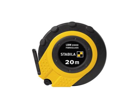 Taśma miernicza Stabila LBM 2000, z włókna szklanego, 20 m, w obudowie