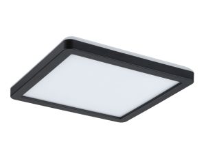 Plafoniera ATRIA SHINE LED Backlight 11.2W 900lm 190x190mm 4000K 230V czarny matowy / tworzywo sztuczne