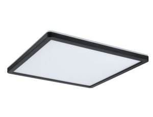 Plafoniera ATRIA SHINE LED Backlight 16W 1600lm 293x293mm 4000K 230V czarny matowy / tworzywo sztuczne
