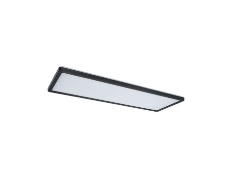 Plafoniera ATRIA SHINE LED Backlight DIM 22W 1800lm 580x200mm 4000K 230V czarny matowy / tworzywo sztuczne