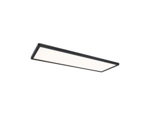 Plafoniera ATRIA SHINE LED Backlight DIM 22W 1800lm 580x200mm 3000K 230V czarny matowy / tworzywo sztuczne