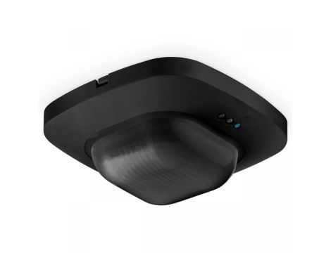 Czujnik obecności i zmierzchu Steinel IR Quattro HD 24m KNX V3 podtynkowy IP20 kwadrat czarny