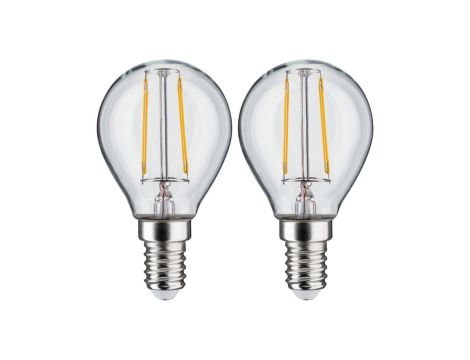LED Fil 2szt kropla 250lm E14 2700K Prze 2W 230V - 2