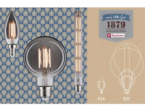 LED Vint. kropla E14 170lm smk ściem 1800K 4W 230V - 3