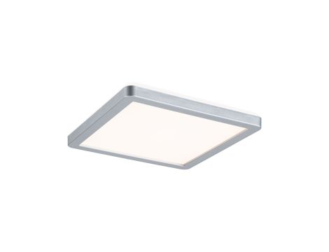 Plafoniera ATRIA SHINE LED Backlight 11.2W 900lm 190x190mm 3000K 230V chrom matowy / tworzywo sztuczne