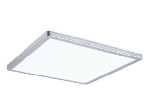 Plafoniera ATRIA SHINE LED Backlight 16W 1600lm 293x293mm 4000K 230V chrom matowy / tworzywo sztuczne