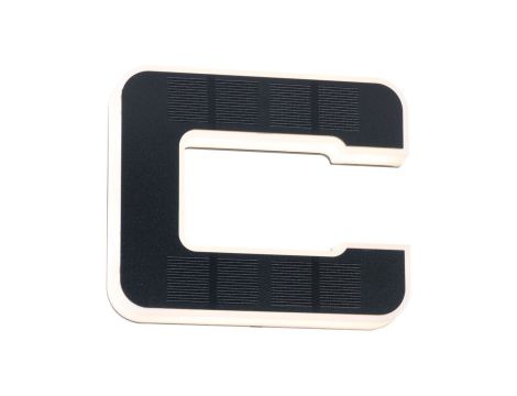 Oprawa elewacyjna SOLAR LED numer domu c 3000K IP44 wymienny akumulator / czarny / tworzywo sztuczne - 2