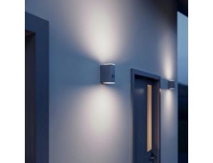 Oprawa elewacyjna z czujnikiem ruchu i zmierzchu Steinel L 930 S LED iHF 9,1W 3000K 457lm IP44 IK03 230V antracyt / aluminium - image 2