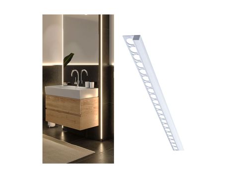 LumiTiles Frame profil 2m w zest dyfuzor Alu-anod/satynowy