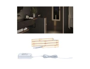 LumiTiles COB Slim Strip zestaw 1m ciep-biel IP44 Cover 3W 230/24V Bi