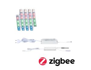 MaxLED 500 zest podst 1,5m Zigbee RGBW Protect Cover IP44 18W 24V 36VA Srebrny