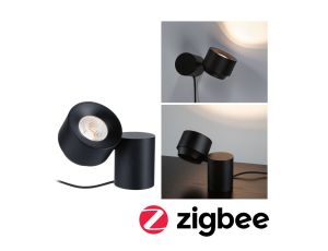 Lampa ścienno/ stołowa LED SM Zigbee Puric Pane 3W 2700K 300lm czarny / metal