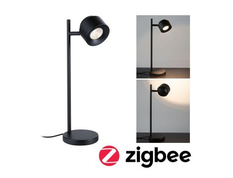 Lampa stołowa PURIC PANE LED SH Zigbee 2700K 400lm 4,5W 230V czarny / metal / tworzywo sztuczne
