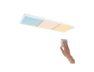 Plafoniera ATRIA SHINE LED Backlight DIM 22W 1800lm 580x200mm 3000/4000/6500K 230V biały matowy / tworzywo sztuczne