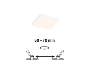 Panel podtynkowy Veluna VariFit Edge 90x90mm3000 6W biały 230V