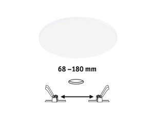 Panel podtynkowy Veluna VariFit Edge 200mm 4000K ściemnialny 17W biały 230V