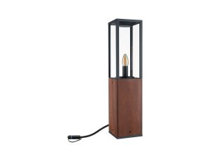 Oprawa ogrodowa Plug & Shine VENEA 60cm E14 2W 1900K IP44 24V drewno