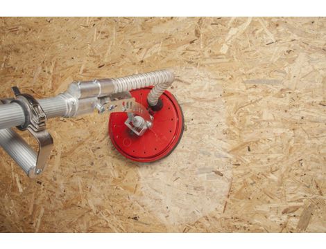 Krążek ścierny z włókniny, mocowanie na rzep, Gr. 280, 225mm, Wolfcraft - 3