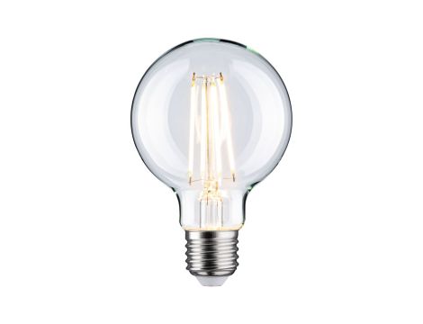 Źródło światła LED G80 806lm 7.5W E27 2700K dim przeźroczysta