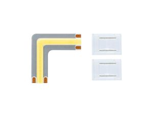 Taśma MaxLED 1000 Strip Edge Full-Line COB Narożnik 90st. 6500K 0,6W 24V srebrny / tworzywo sztuczne