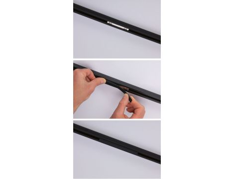 Maskownica do złącza szynoprzewodu URail 125mm czarny / tworzywo sztuczne - 3