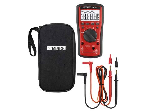 Miernik uniwersalny BENNING MM 2-2, cyfrowy z akcesoriami - 2
