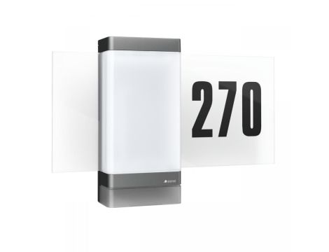 Oprawa numeryczna elewacyjna z czujnikiem STEINEL L 270  DIGI SC Bluetooth Mesh 7,8W 3000K 637lm LED IP44 IK03 230V antracyt / aluminium